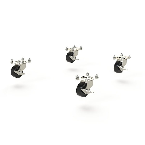 Kit, Caster, 4PK